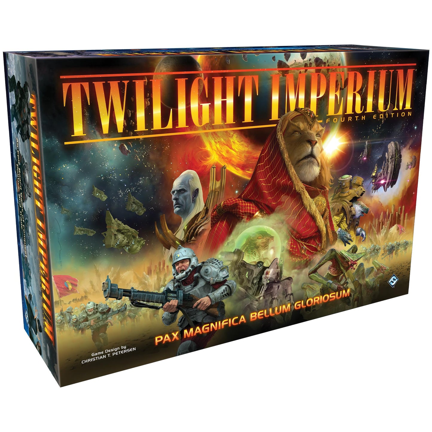 Asmodee Twilight Imperium 4th Edition - Epic Galactic Conquest Board Game for 3-6 Players | 4-8 Hours