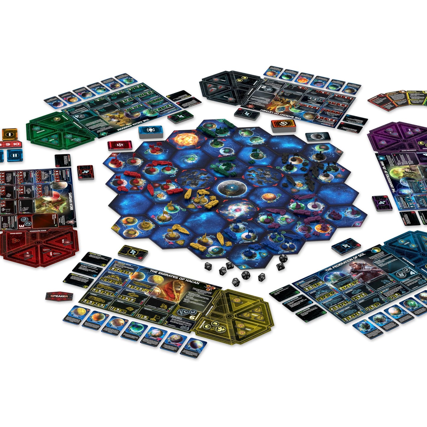 Asmodee Twilight Imperium 4th Edition - Epic Galactic Conquest Board Game for 3-6 Players | 4-8 Hours