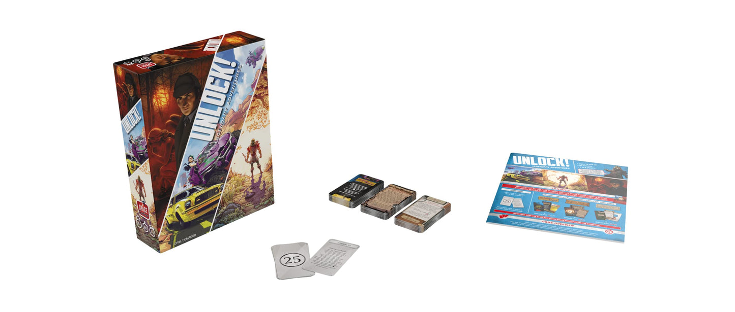 Unlock! Legendary Adventures – Escape Room Co-op Card Game by Asmodee