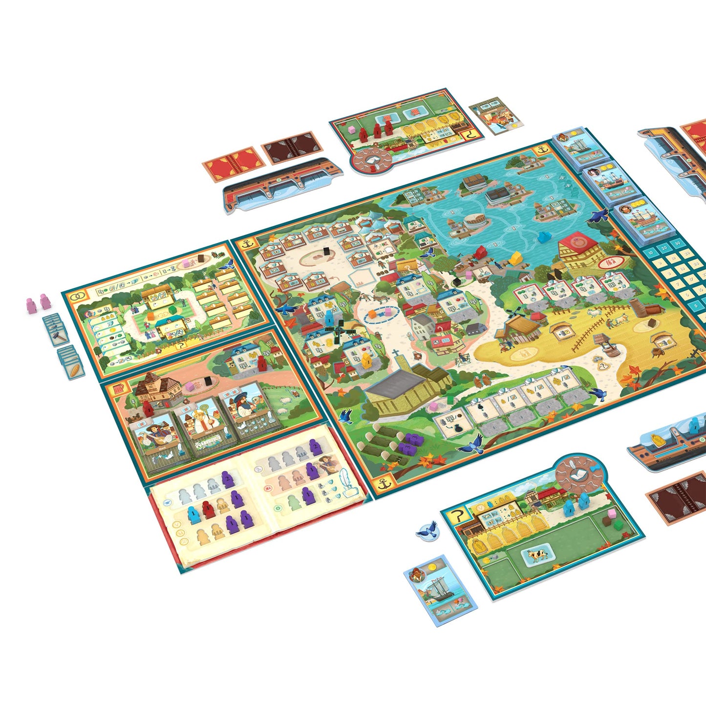 Village Big Box Edition | All Expansions & Promos Included | Eggertspiele