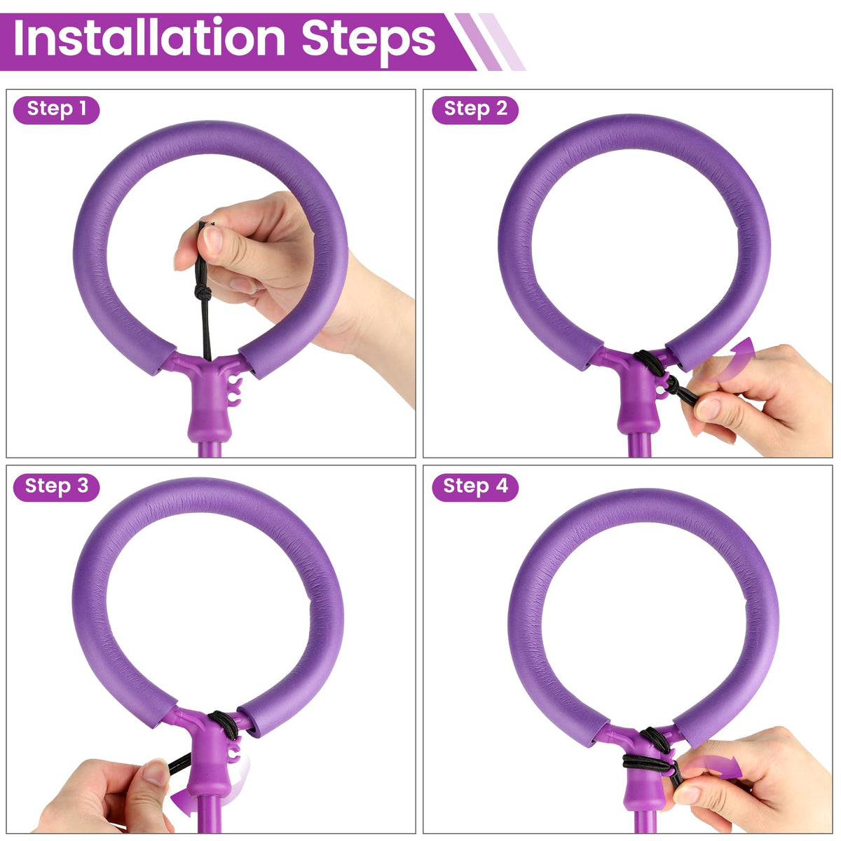 Astrell Skip Ball - Foldable Colorful Flash Wheel Kids Toy for Indoor & Outdoor Fun