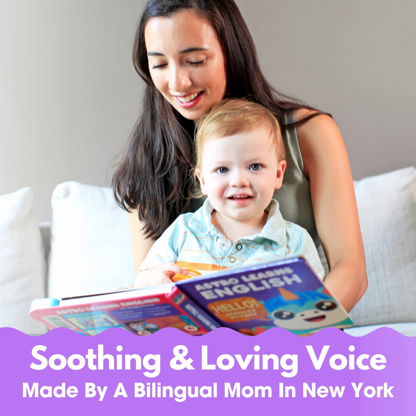 Astro Learns English: Nursery Rhymes Musical Toy & Interactive Sound Book for Toddlers 1-3
