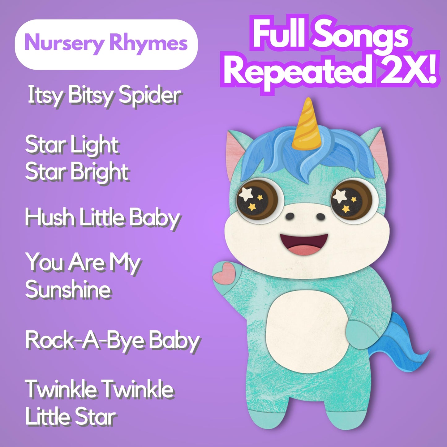 Astro Learns English: Nursery Rhymes Musical Toy & Interactive Sound Book for Toddlers 1-3
