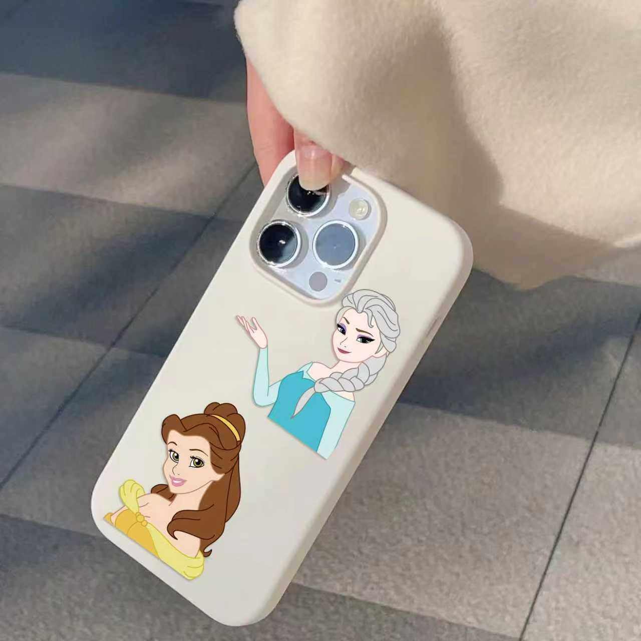 Asverbet Make a Face Stickers 24PCS – Princess DIY Vinyl Stickers for Adults