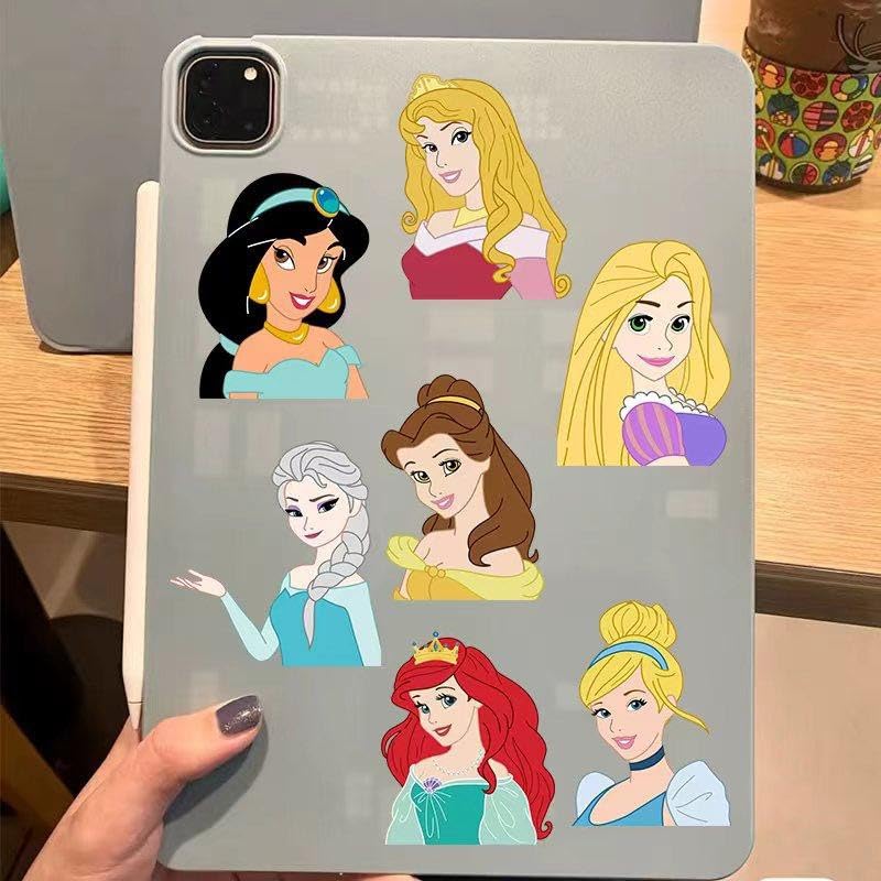 Asverbet Make a Face Stickers 24PCS – Princess DIY Vinyl Stickers for Adults