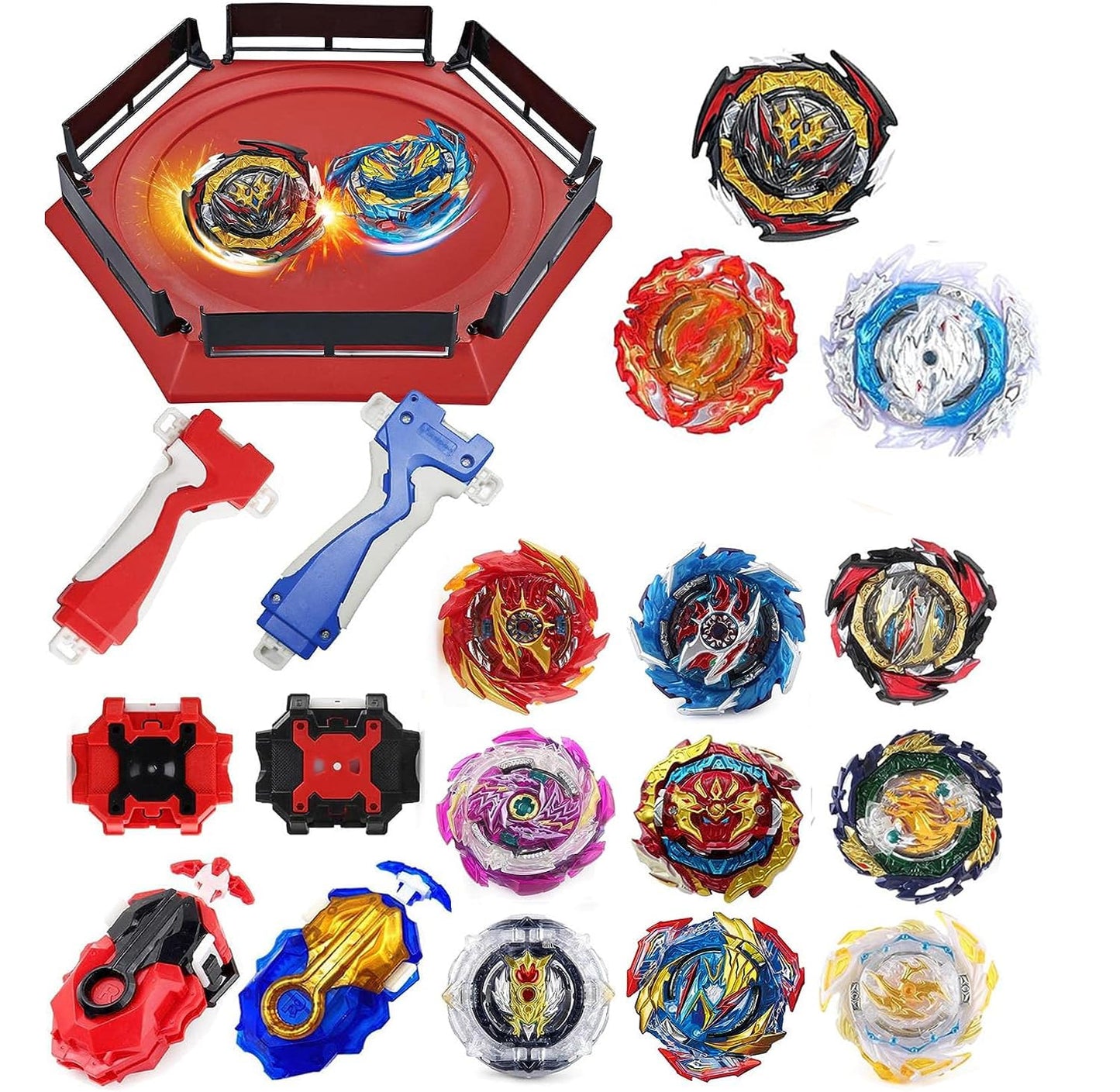 ASVEXKW Bey Battling Top Burst Blade Toy – 12-Piece Battle Set for Kids 6–12