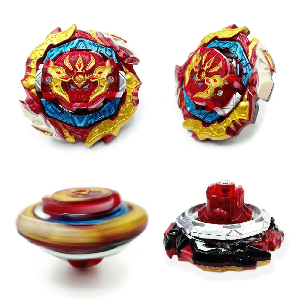 ASVEXKW Bey Battling Top Burst Tops – 6 Tops + 2 Launchers Set