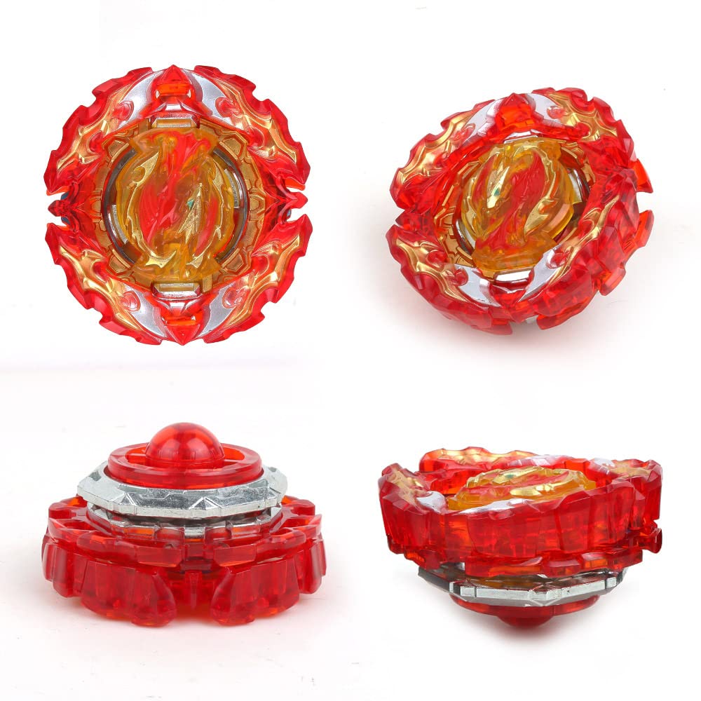 ASVEXKW Bey Battling Top Burst Tops – 6 Tops + 2 Launchers Set