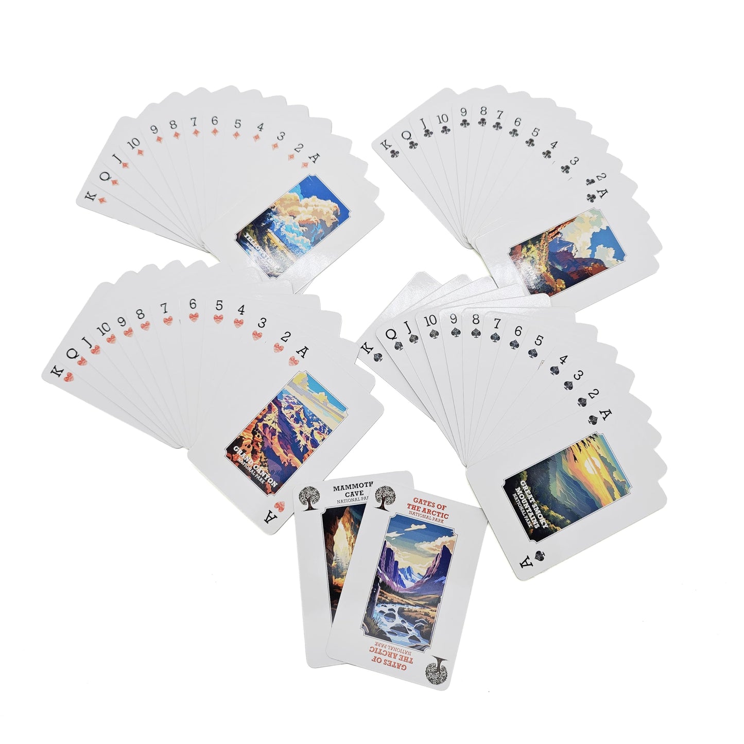 ASVP Shop National Parks Playing Cards – 54 Parks with Stunning Artwork