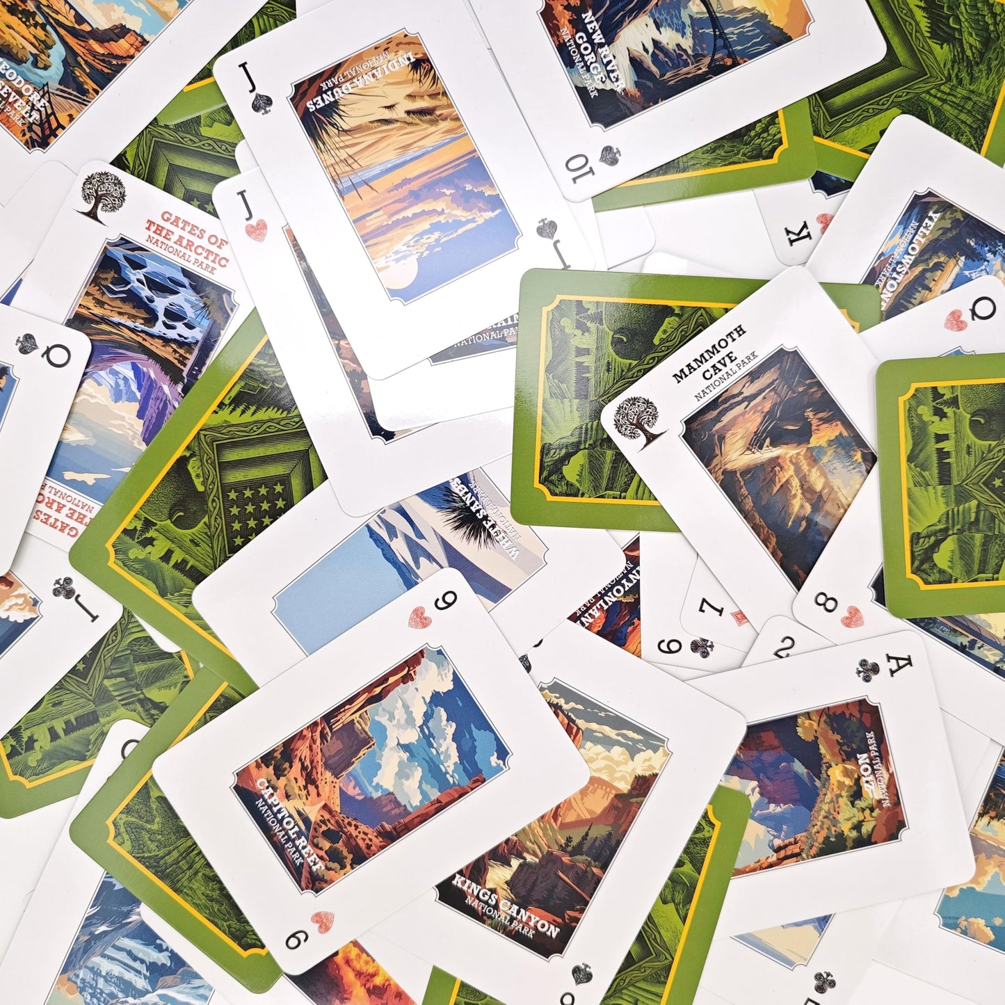 ASVP Shop National Parks Playing Cards – 54 Parks with Stunning Artwork
