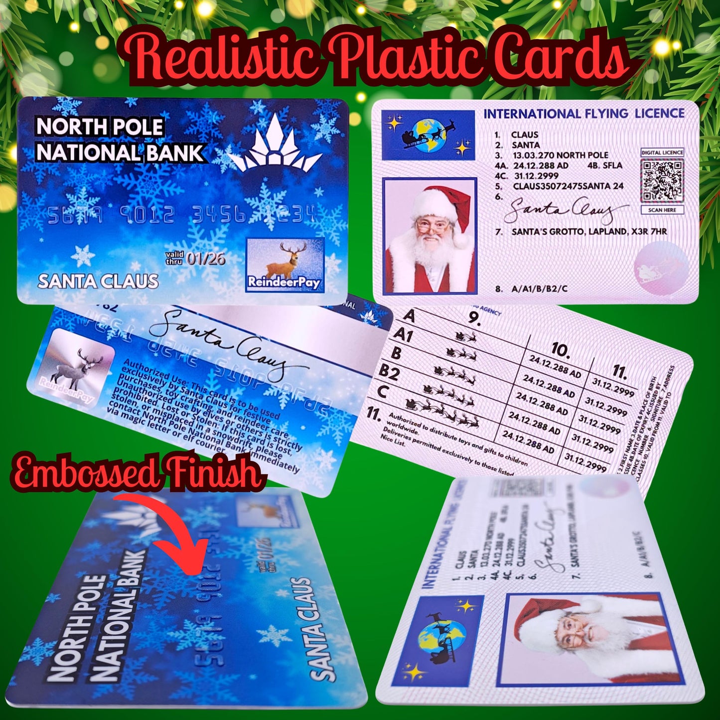 ASVP Shop Santa's Lost Wallet Evidence Kit – Wallet Included | Magical Christmas Eve Set