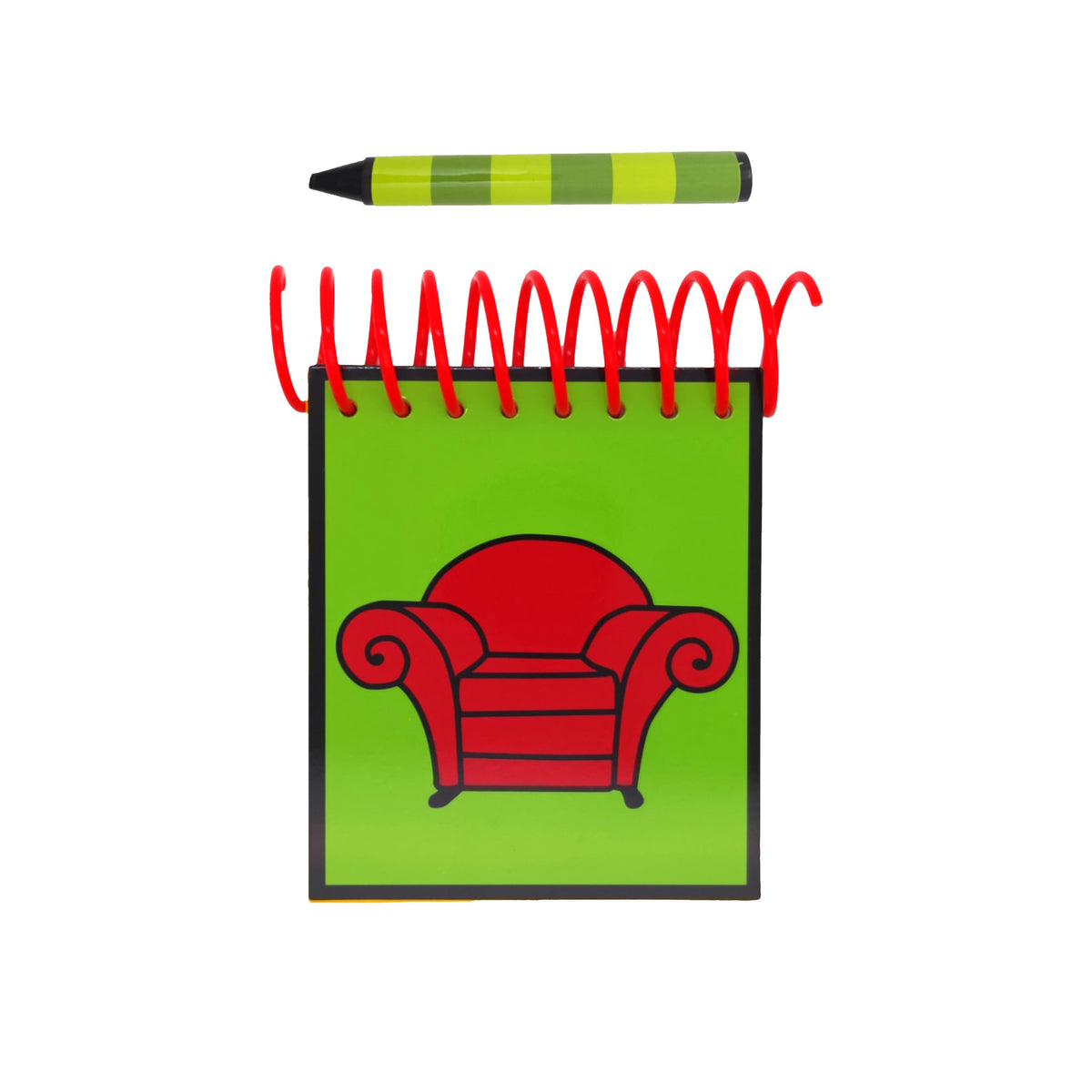 ASVP Shop STEVE Handy Dandy Notebook with Black Crayon