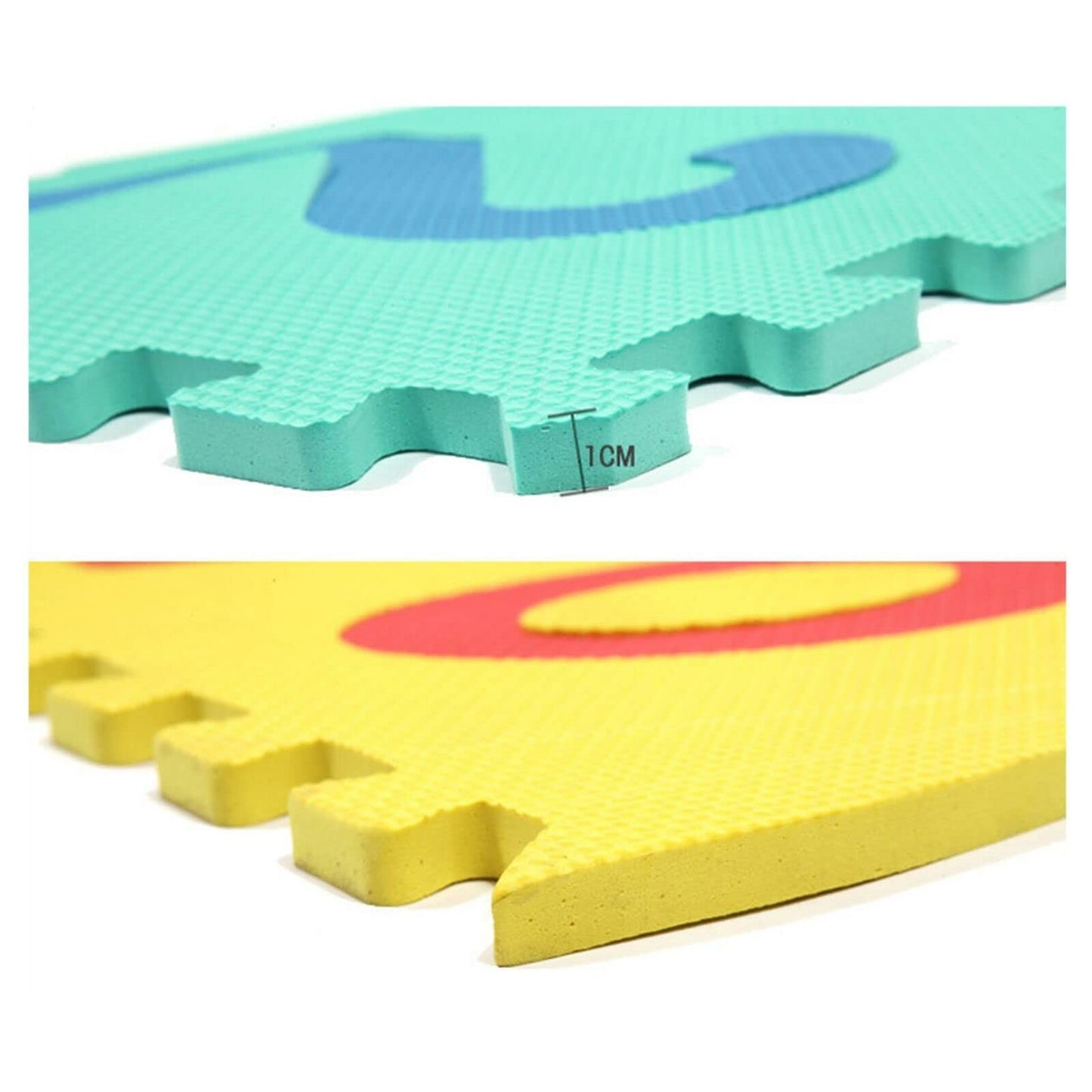 Atarvana Hopscotch Mat – Interlocking Foam Tiles 7x2 ft Play Floor