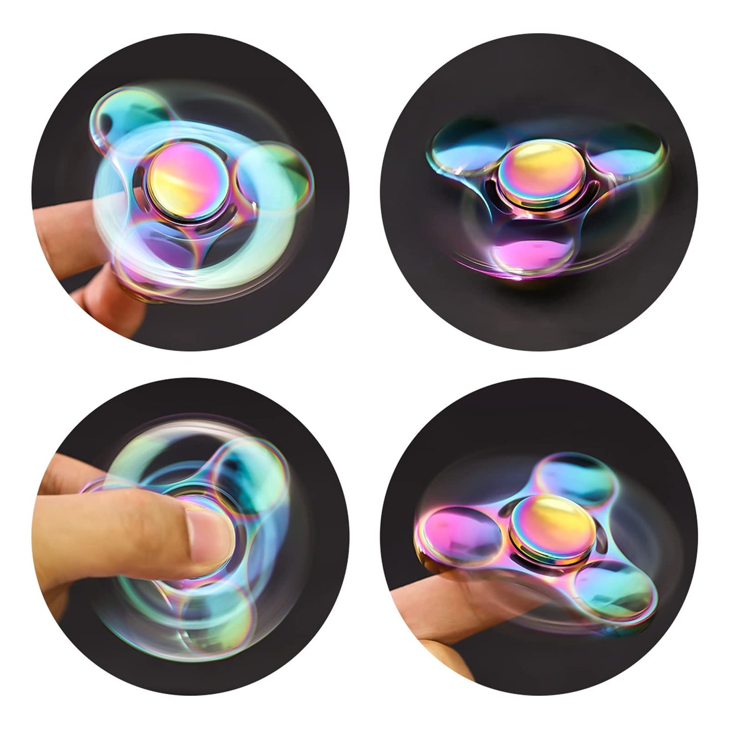 ATESSON Fidget Spinner – Durable Stainless Steel Bearing, High-Speed Spin for Focus