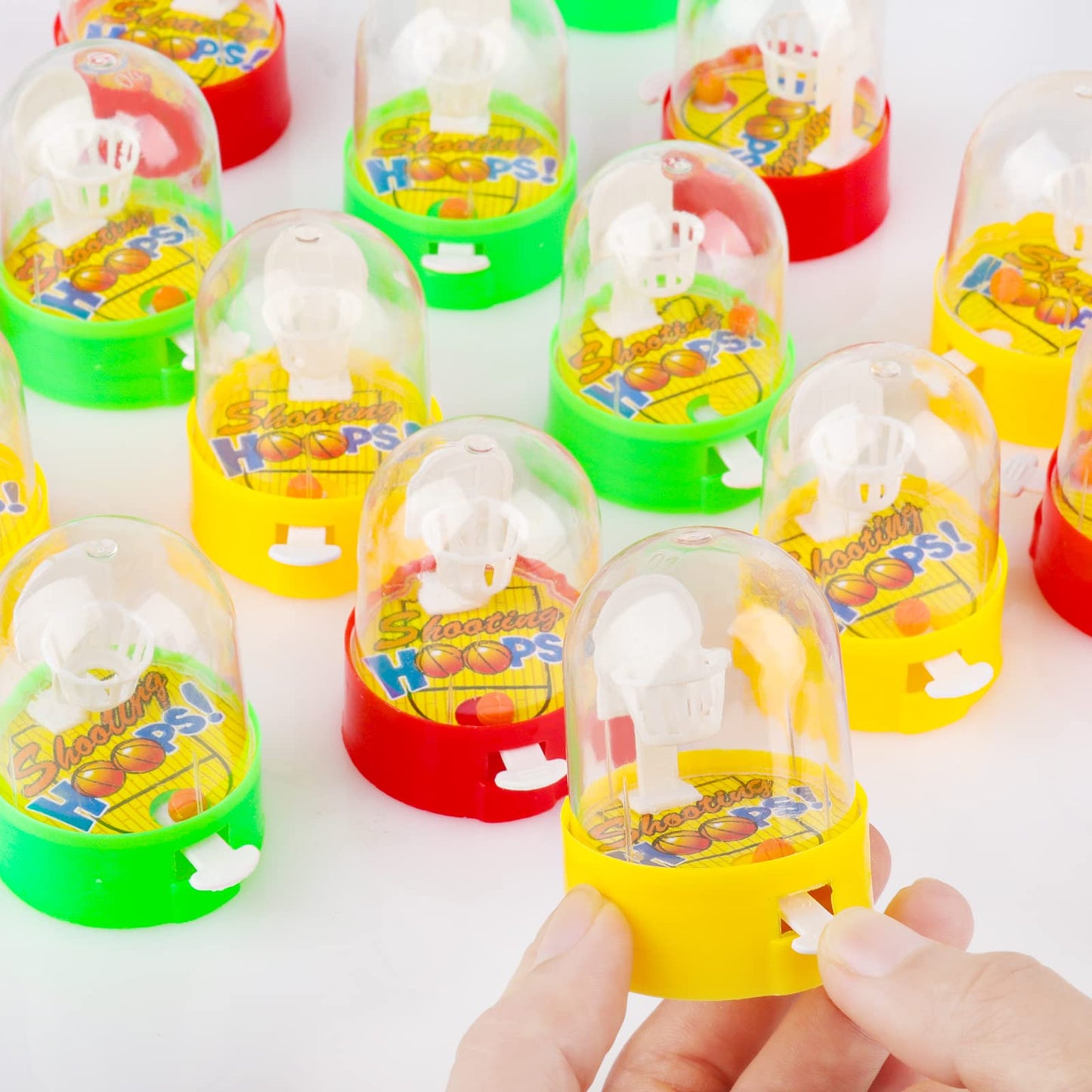 Atiloy 28pc Mini Finger Basketball Games – Desktop Table Hoop Party Favors for Kids 8-12