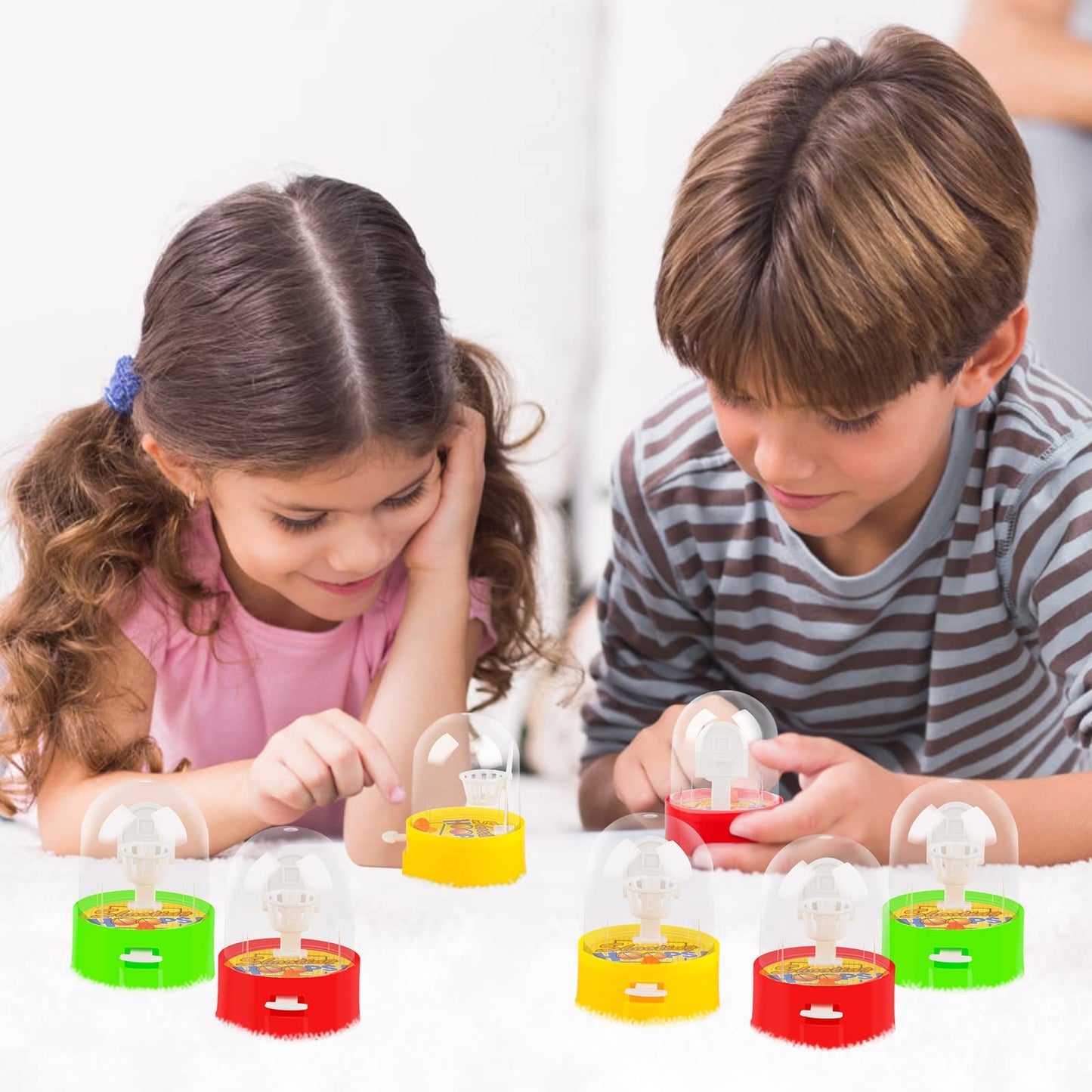 Atiloy 28pc Mini Finger Basketball Games – Desktop Table Hoop Party Favors for Kids 8-12