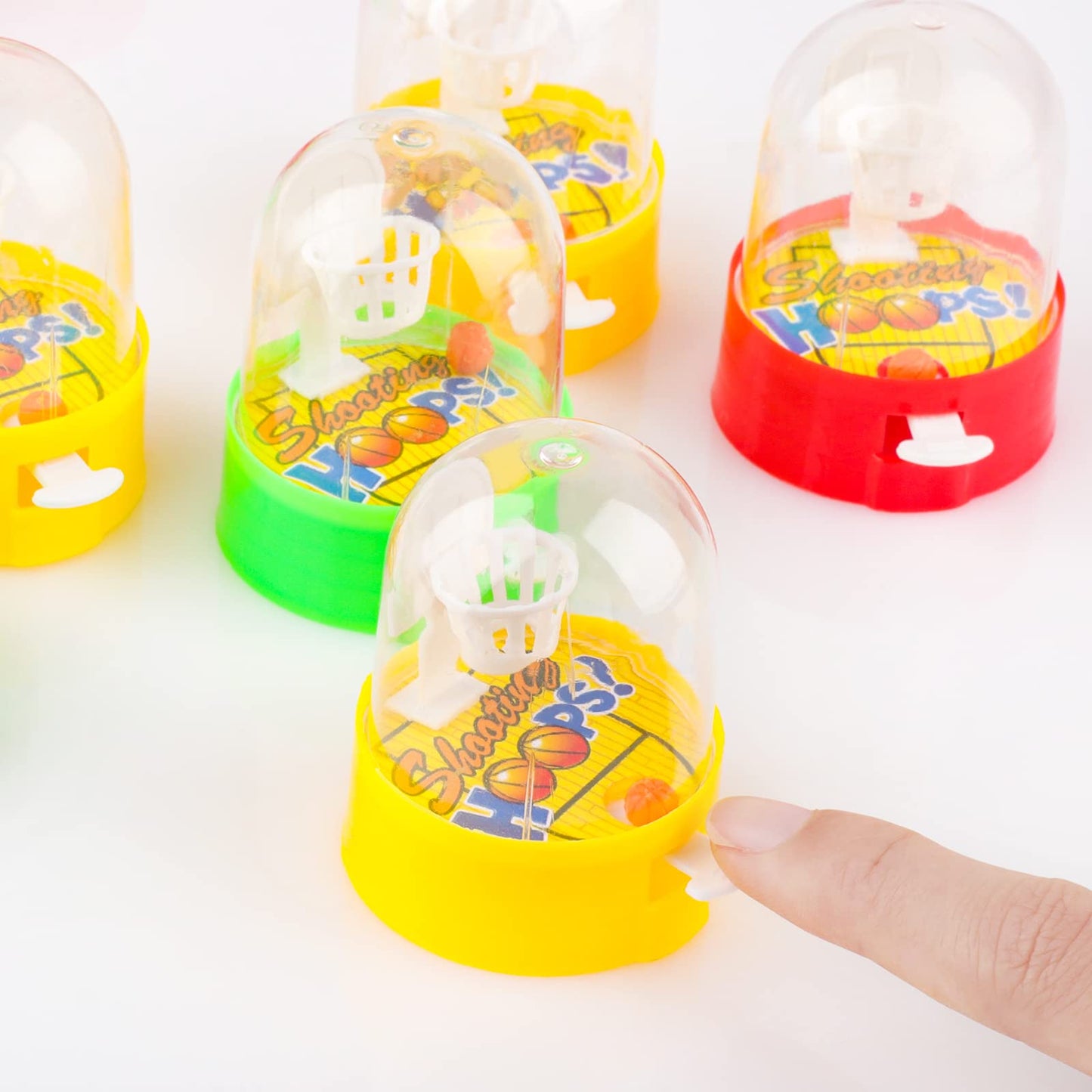 Atiloy 28pc Mini Finger Basketball Games – Desktop Table Hoop Party Favors for Kids 8-12