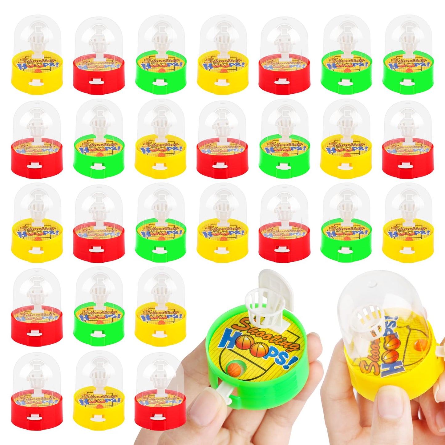Atiloy 28pc Mini Finger Basketball Games – Desktop Table Hoop Party Favors for Kids 8-12