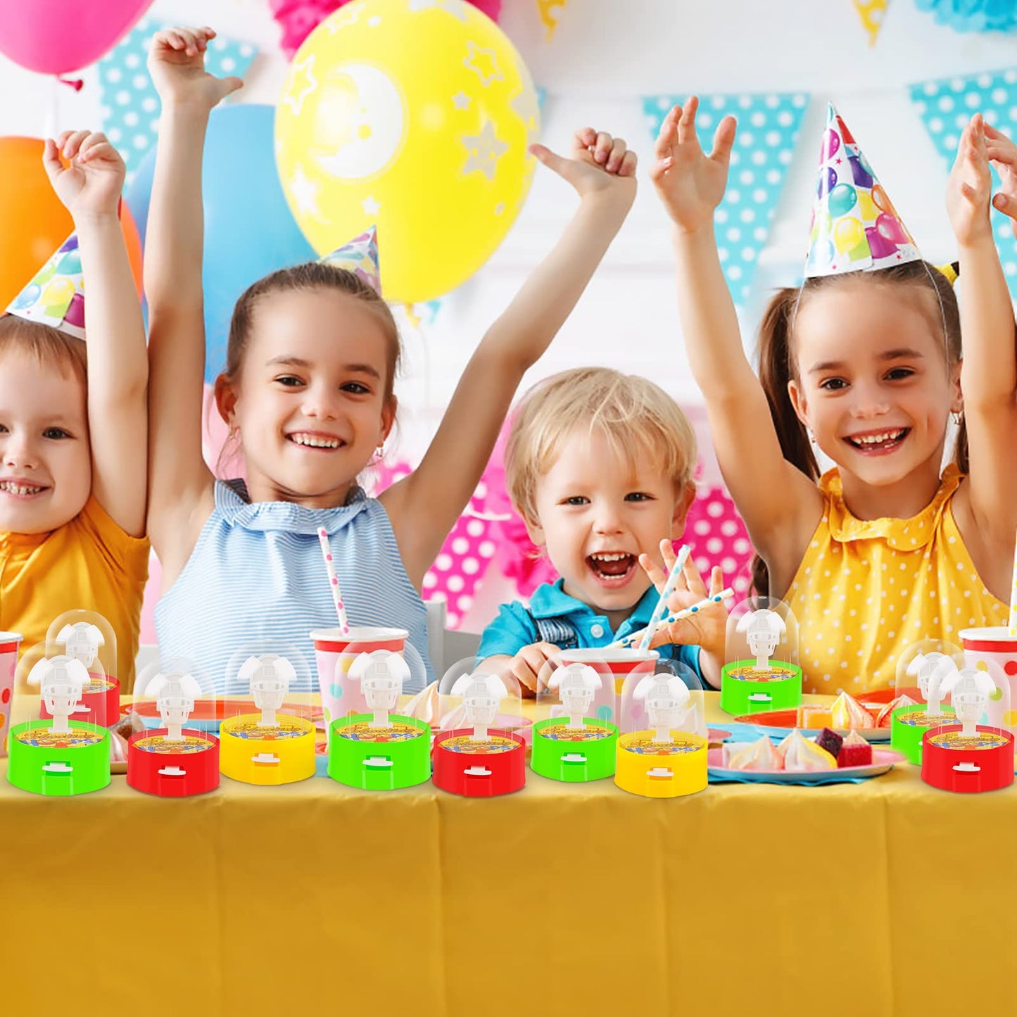 Atiloy 28pc Mini Finger Basketball Games – Desktop Table Hoop Party Favors for Kids 8-12
