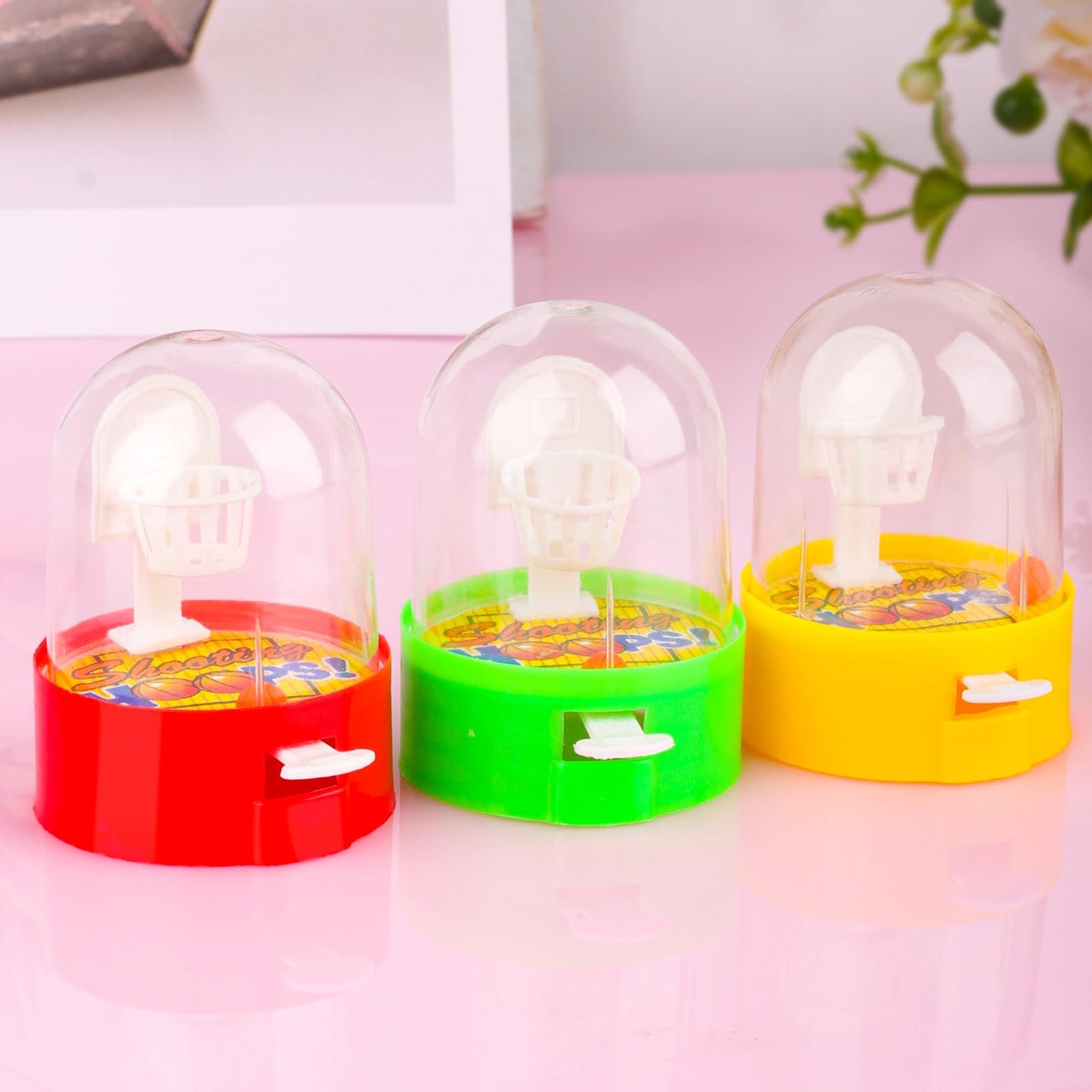 Atiloy 28pc Mini Finger Basketball Games – Desktop Table Hoop Party Favors for Kids 8-12