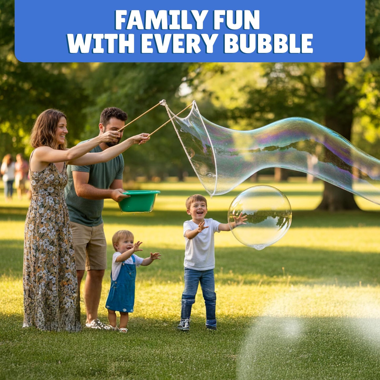 Atlasonix Giant Bubble Solution - 7 Gallons of Kid-Safe Bubbles (896 oz)