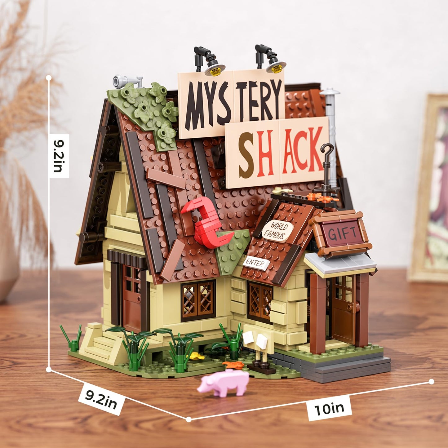 ATRtoyMF Gravity House Building Sets – Mystery Shack, 965 Pcs, LEGO-Compatible