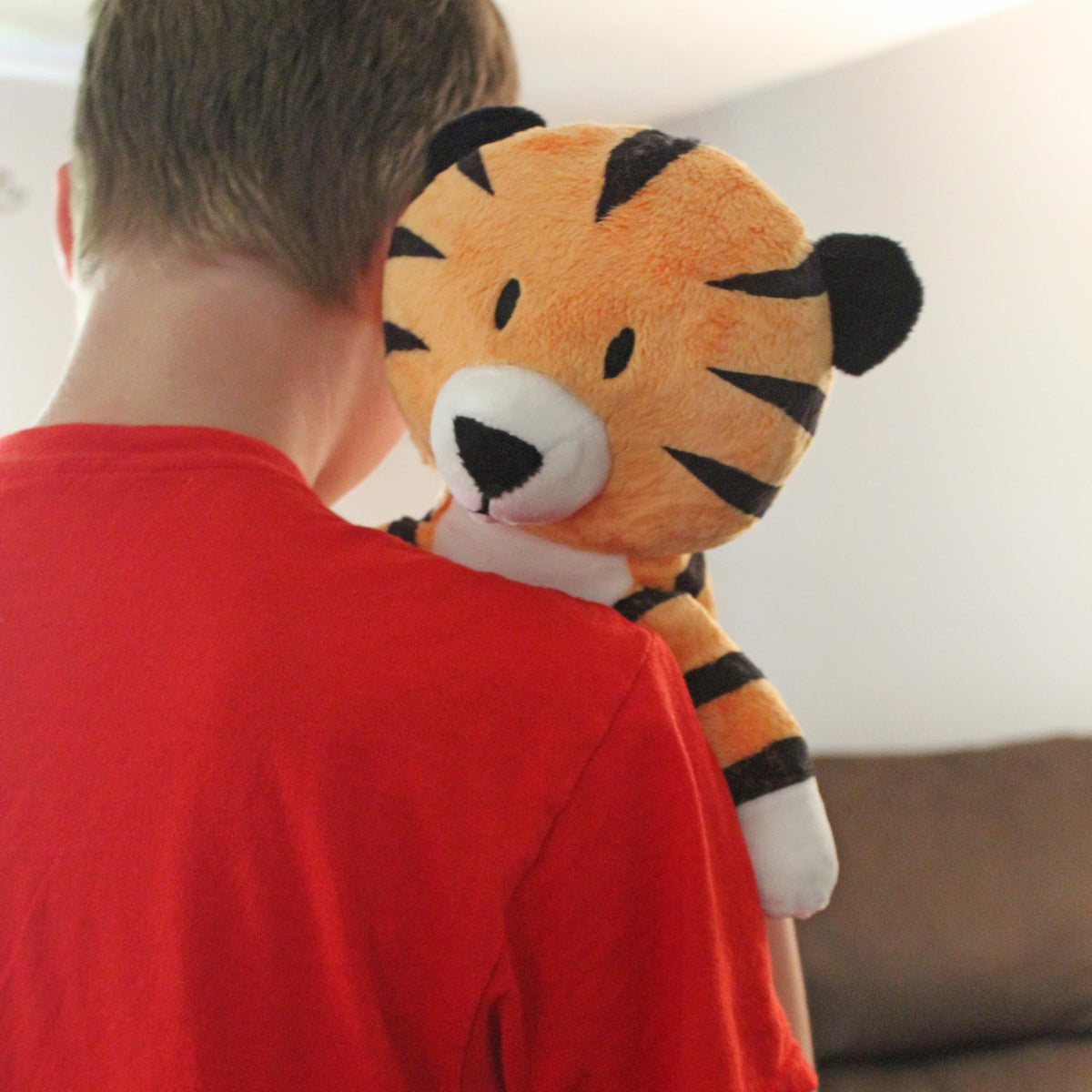 Attatoy Regit Plush Tiger Toy — 17-Inch Striped Sitting Stuffed Animal