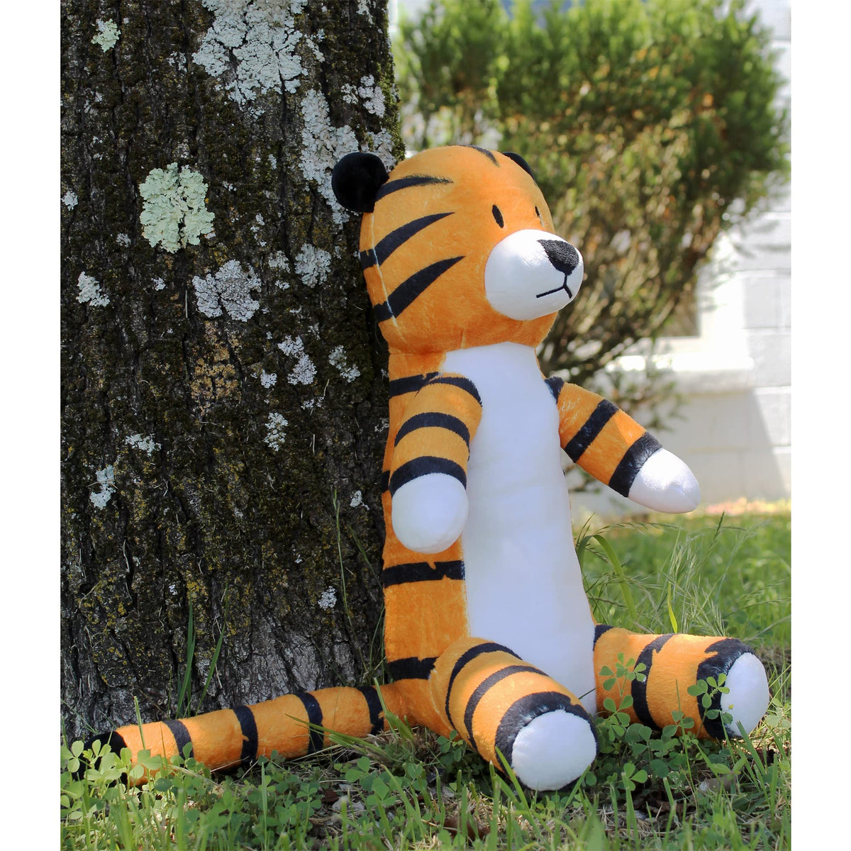 Attatoy Regit Plush Tiger Toy — 17-Inch Striped Sitting Stuffed Animal