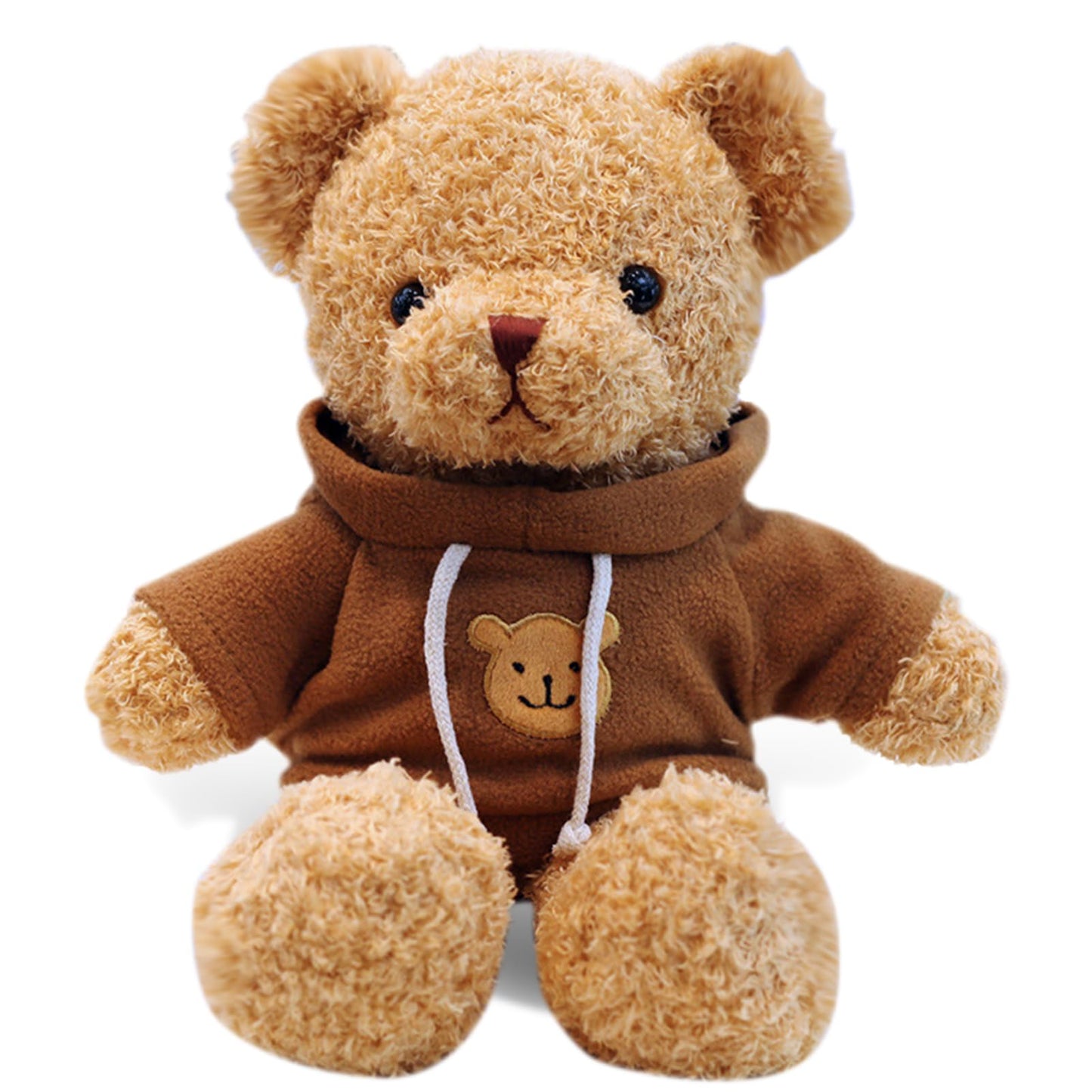 AUCOOMA Teddy Bear Plush – 11.8-Inch Hoodie Bear | Soft Stuffed Toy Gift for Kids