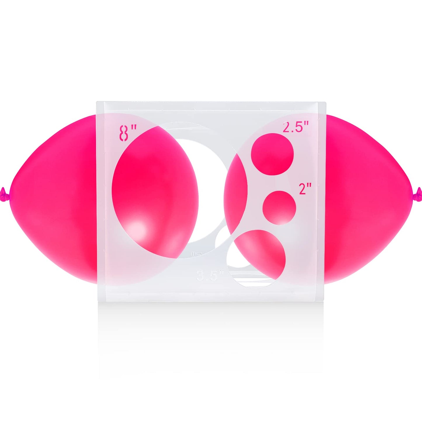 Auihiay 18-Holes Balloon Sizer Box Cube – Collapsible 2-10 Inch Balloon Size Measurement Tool for Garland, Arch & Columns