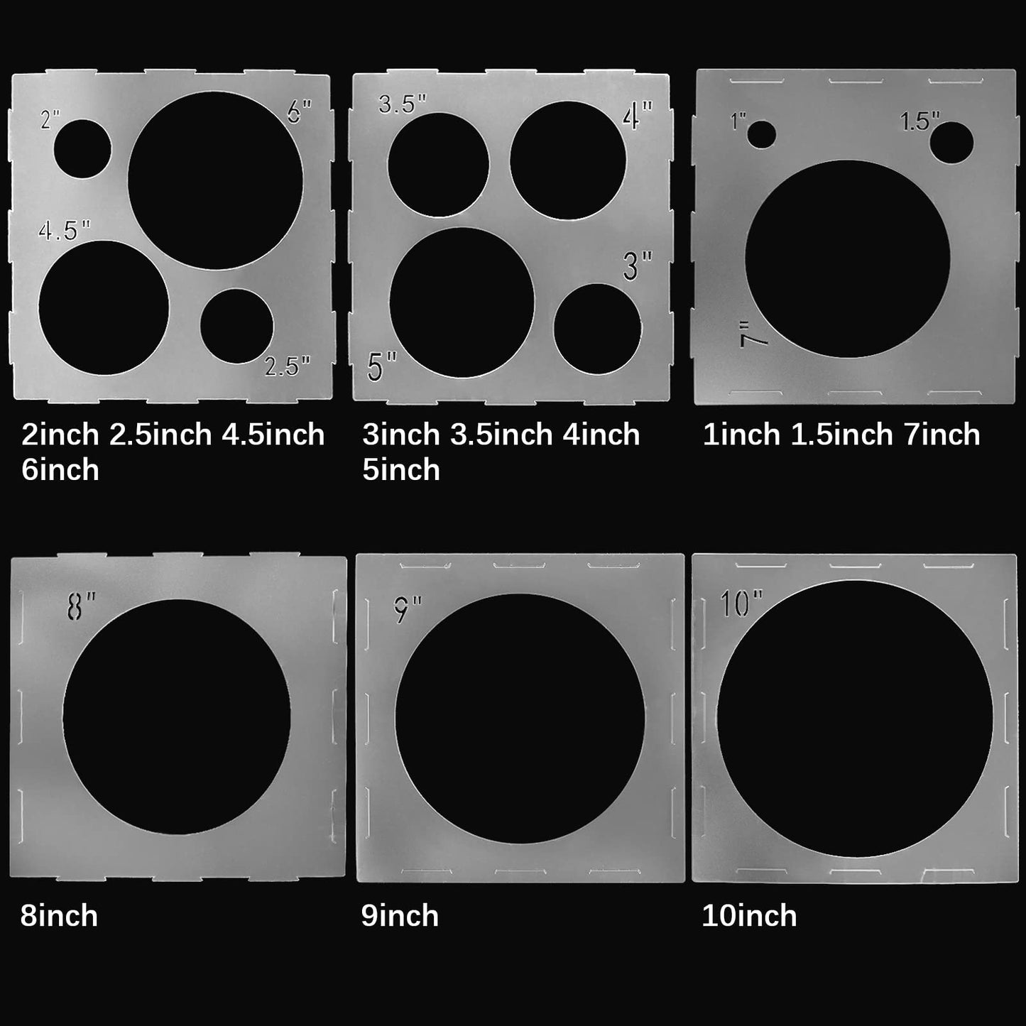 Auihiay 14 Holes Balloon Sizer Cube – 1–10 Inch Balloon Size Tool for Arches & Columns