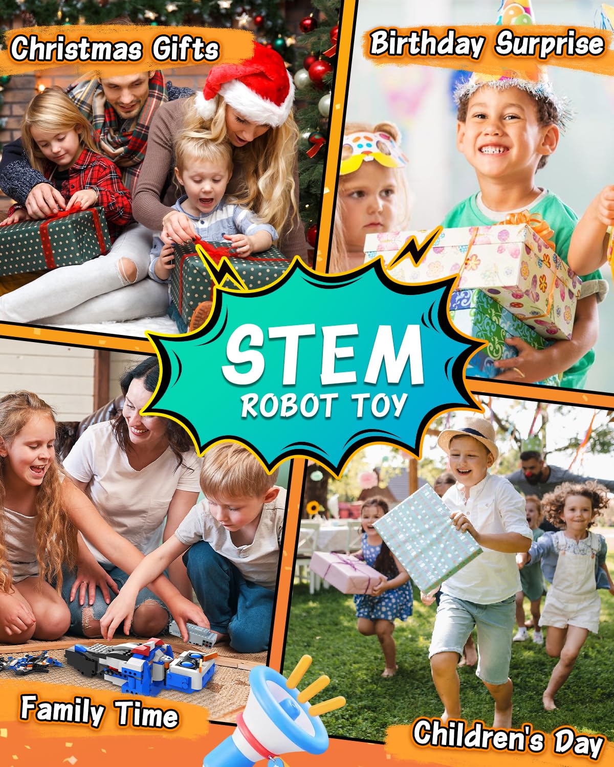 Aukfa STEM Robot Toys – Build, Code & Play with Remote & App Control