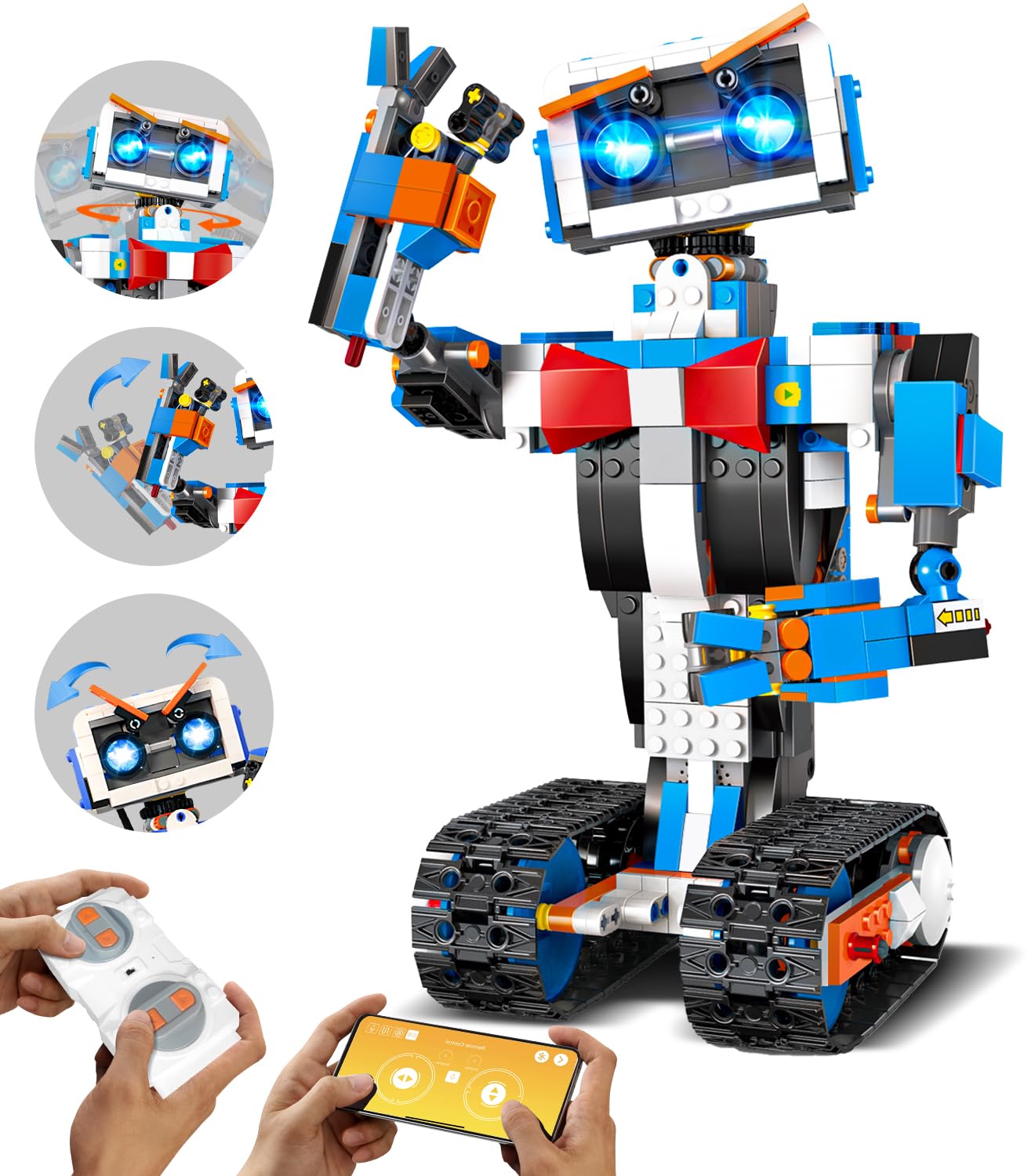 Aukfa STEM Robot Toys – Build, Code & Play with Remote & App Control