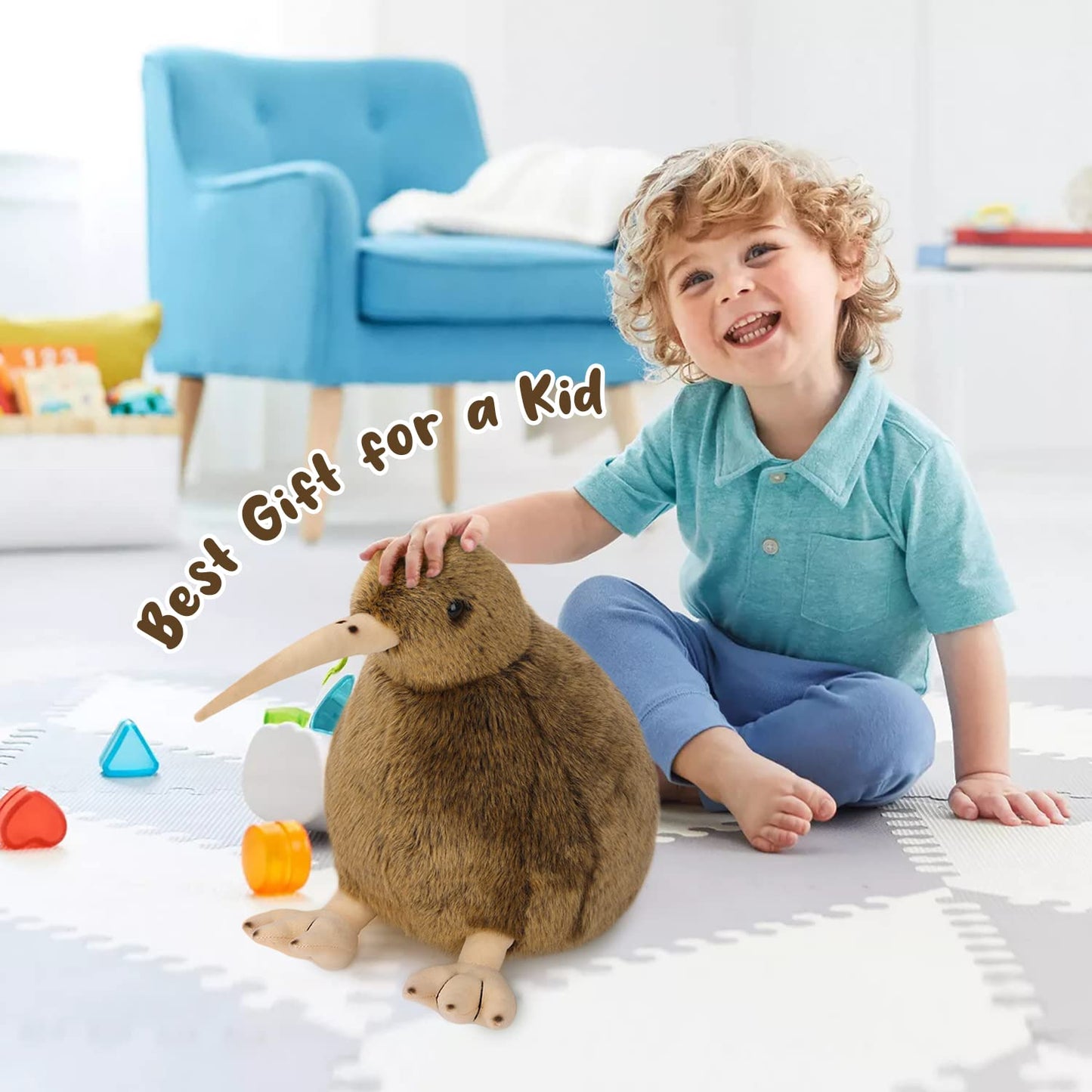 AULUDA Kiwi Bird Plush Toy - Soft 11in Cuddle Plush for All Ages