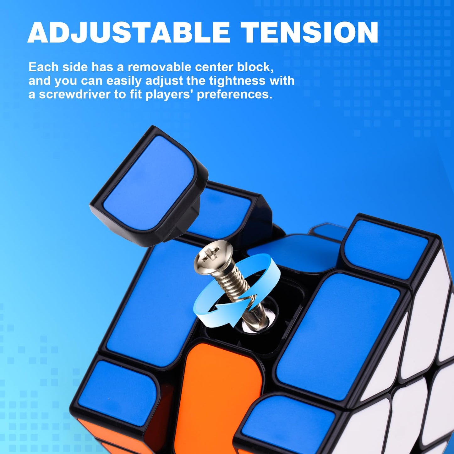 AuntyFey 7 Pack Magic Speed Cube Set — 2x2, 3x3, 4x4, Megaminx, Pyramid, Mirror Cube