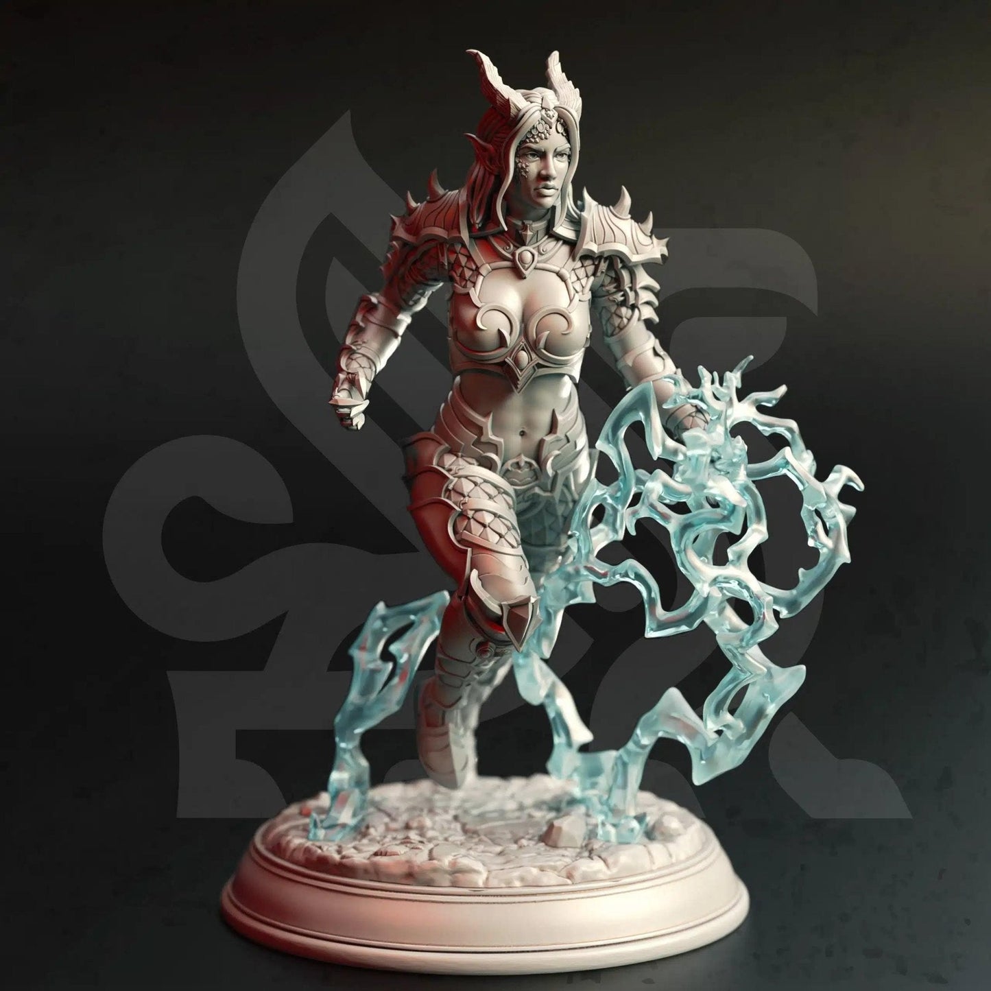 Aurestia - 3D Printed Sorcerer Character Miniature