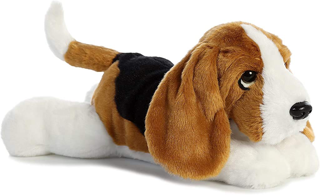 Aurora Adorable Flopsie Basset Hound Plush – 12-Inch Stuffed Animal for All Ages
