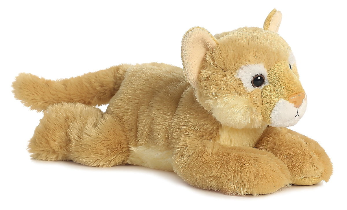 Aurora Adorable Flopsie Cougar Plush Toy – 12-Inch Brown Stuffed Animal