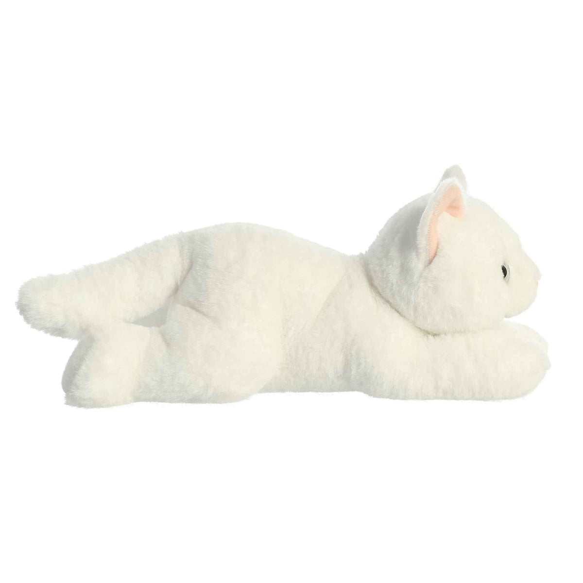 Aurora Adorable Flopsie Precious White Kitty – 12-Inch Plush for Imaginative Play