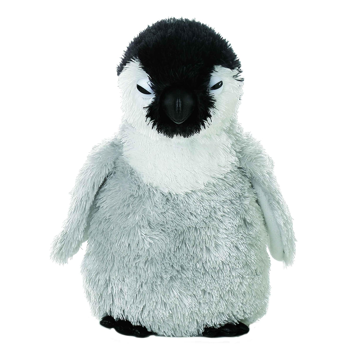 Aurora Adorable Mini Flopsie Baby Emperor Penguin Plush – 7-Inch Gray