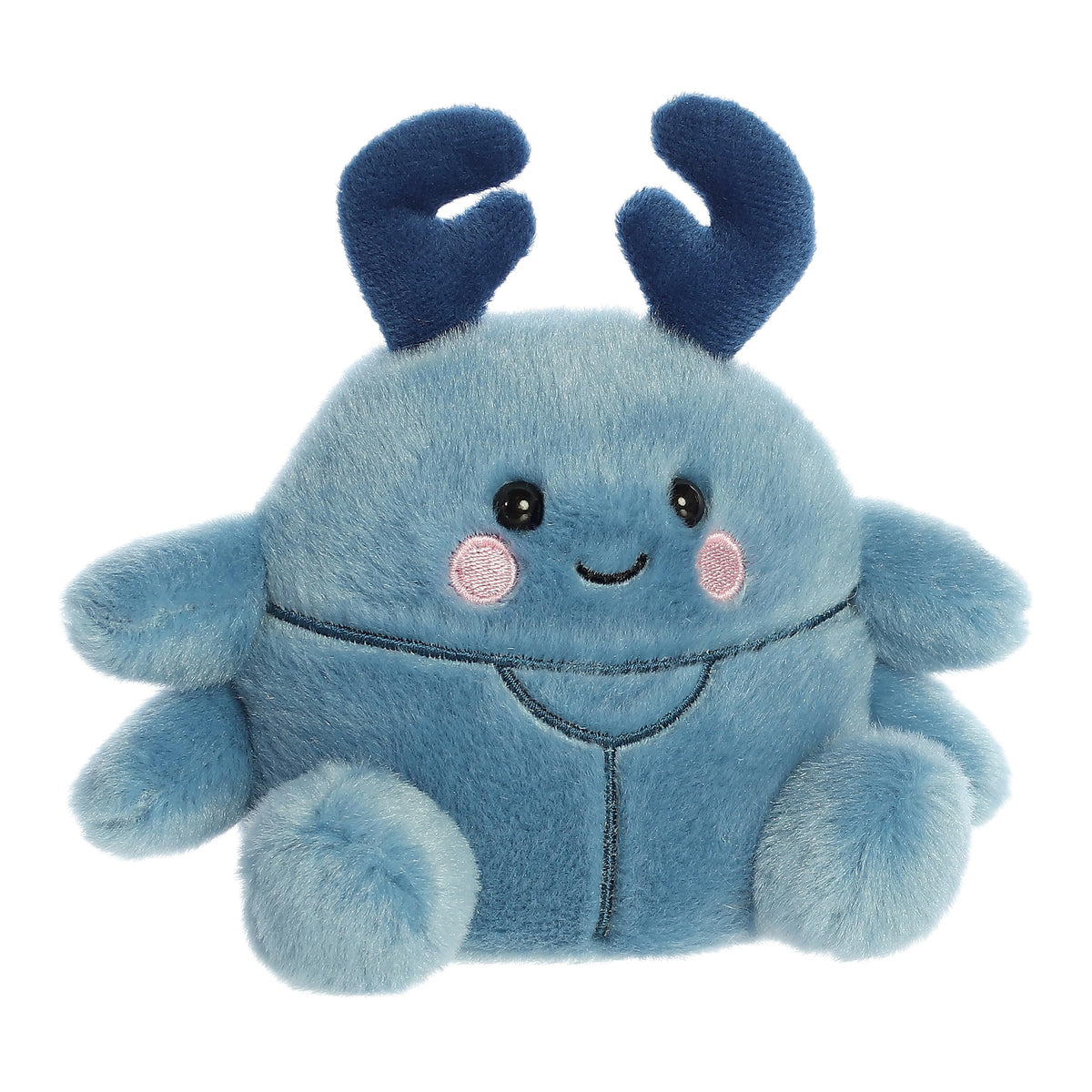 Aurora Adorable Palm Pals Agatha Beetle Plush – Blue 5.5-Inch Collectible Stuffed Animal