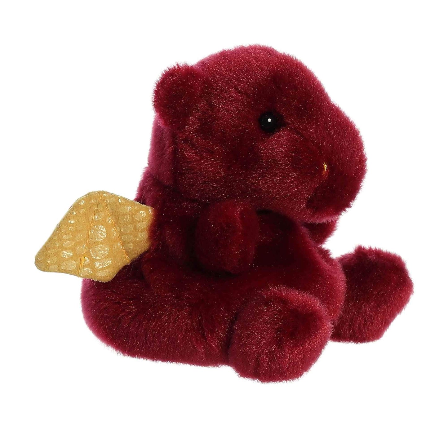 Aurora Aidan Dragon Palm Pal Plush – Pocket-Sized Red Dragon, 5 Inches