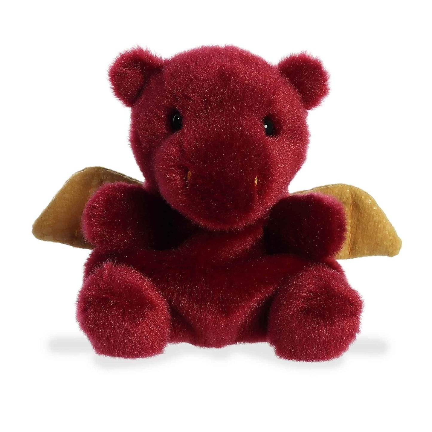 Aurora Aidan Dragon Palm Pal Plush – Pocket-Sized Red Dragon, 5 Inches