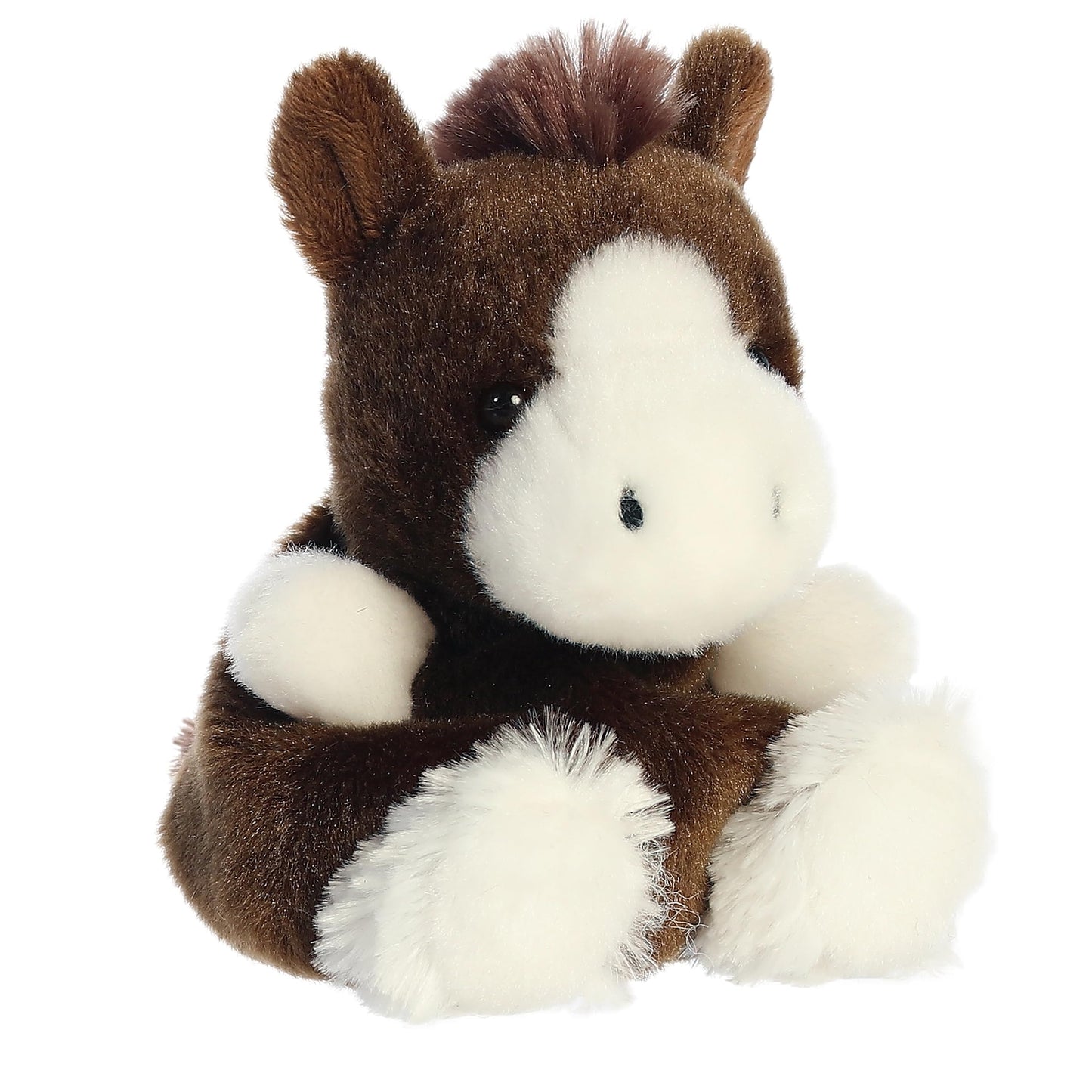 Aurora Adorable Palm Pals Darius Clydesdale — 5-Inch Brown Plush Collectible