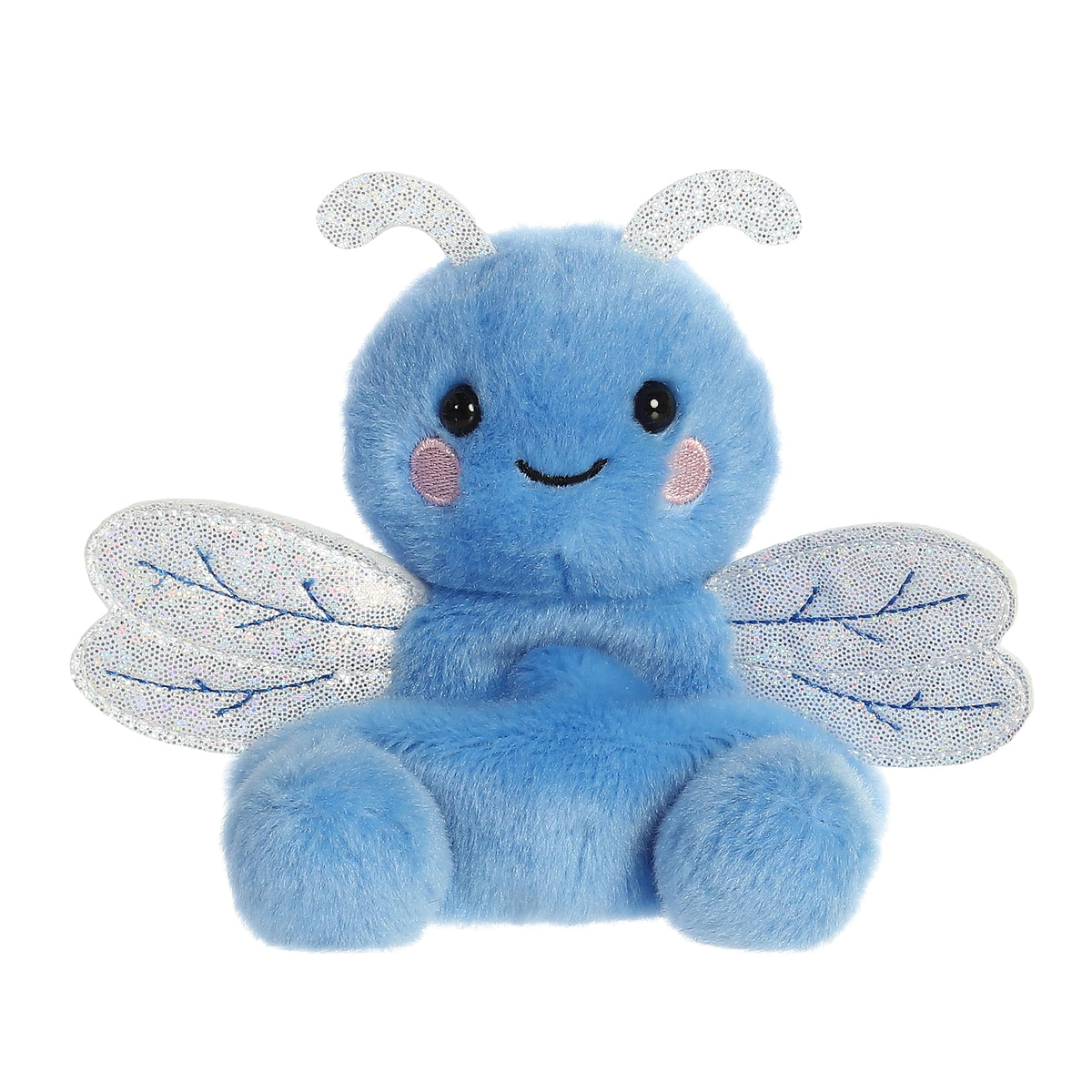 Aurora Adorable Palm Pals Dart Dragonfly Plush – Pocket-Sized Blue Dragonfly Stuffed Animal