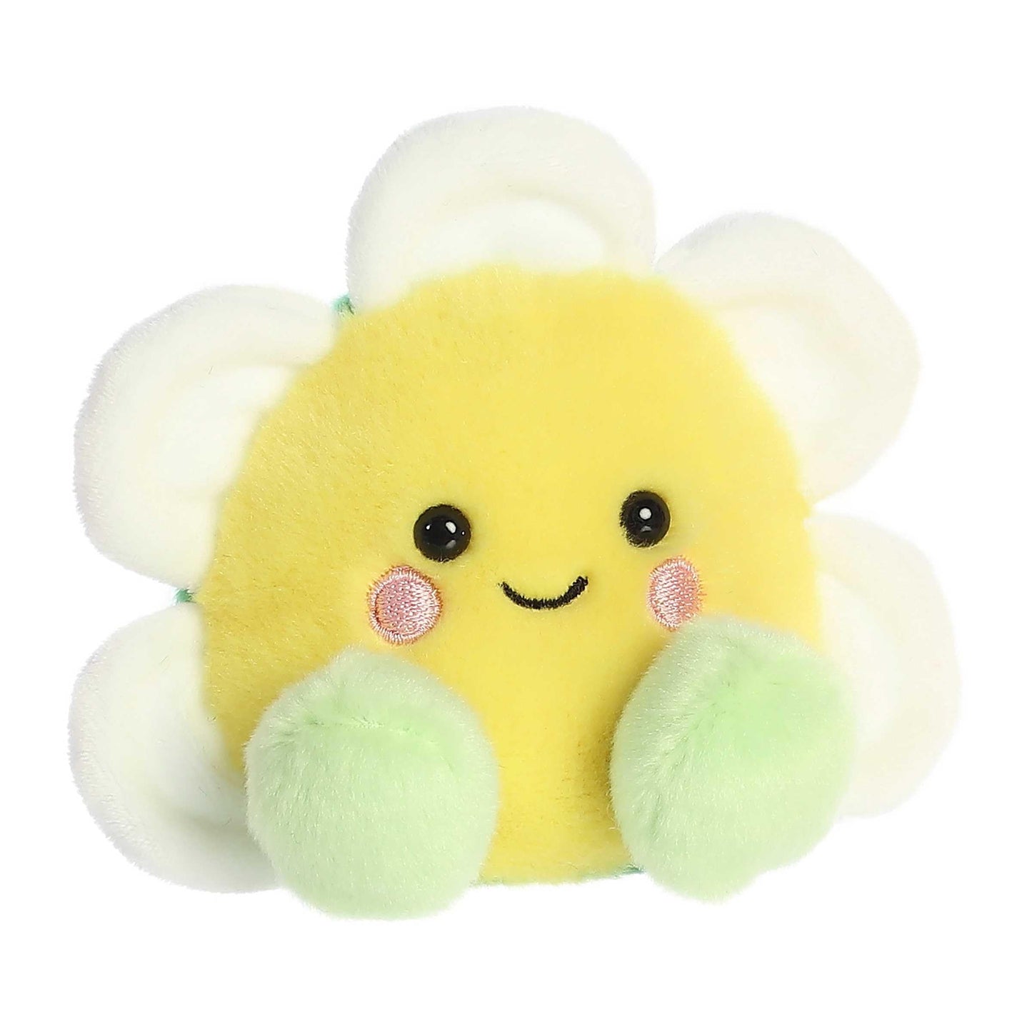 Aurora Deon Daisy Palm Pals – 5-in White Pocket-Sized Plush | Collectible Fun