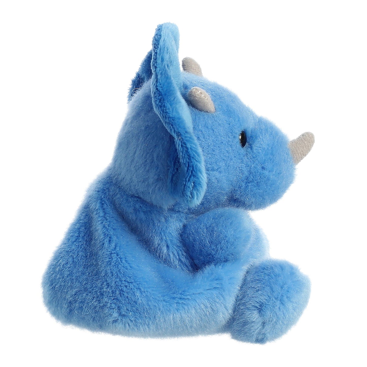 Aurora Adorable Palm Pals Tank Triceratops – 4-Inch Blue Plush