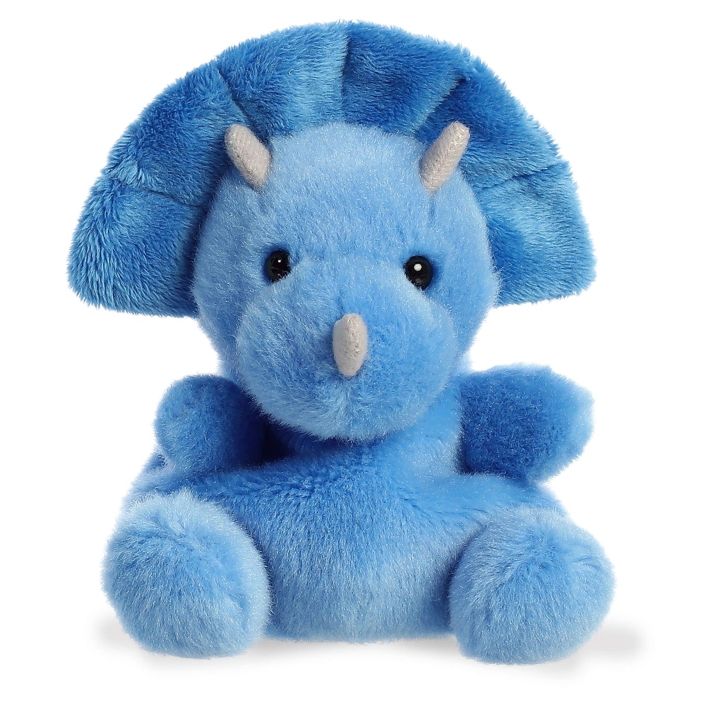 Aurora Adorable Palm Pals Tank Triceratops – 4-Inch Blue Plush