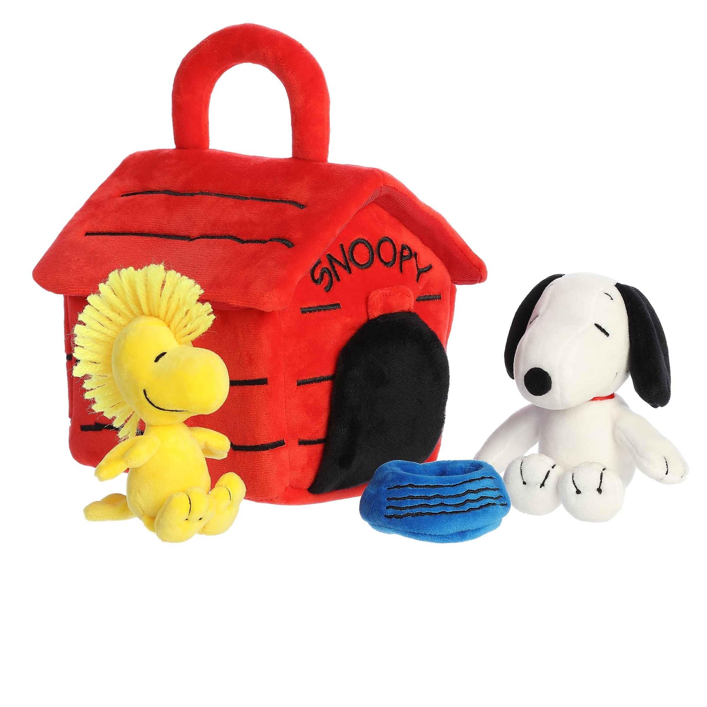 Aurora Adorable Peanuts Snoopy's Dog House Playset – Officially Licensed Plush