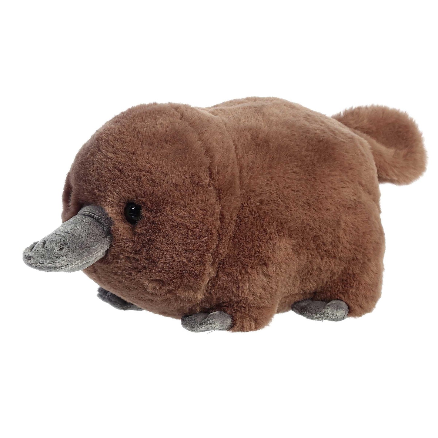 Aurora Adorable Spudsters Pongo Platypus Plush — Round Cuddle Buddy, 10.5-Inch